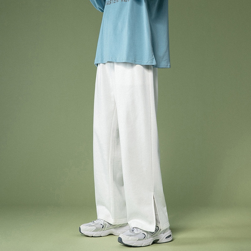Quần Dài Ống Rộng Phong Cách Đường Phố Hàn Quốc Cá Tính Cho Nam