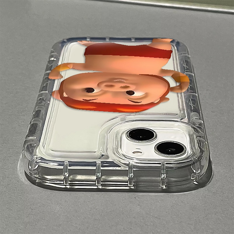 Ốp Điện Thoại Silicon TPU Mềm Chống Sốc In Hình Heo Dễ Thương Cho IPhone 14 13 11 12 Pro XS Max X XR 7 + 8 Plus