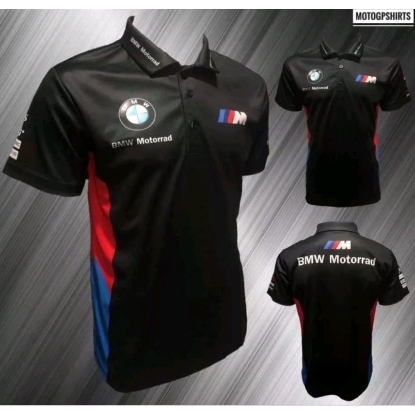 Áo Thun POLO Tay Ngắn Nhanh Khô In Logo BMW MOTO GP Thời Trang Cho Nam Và Nữ