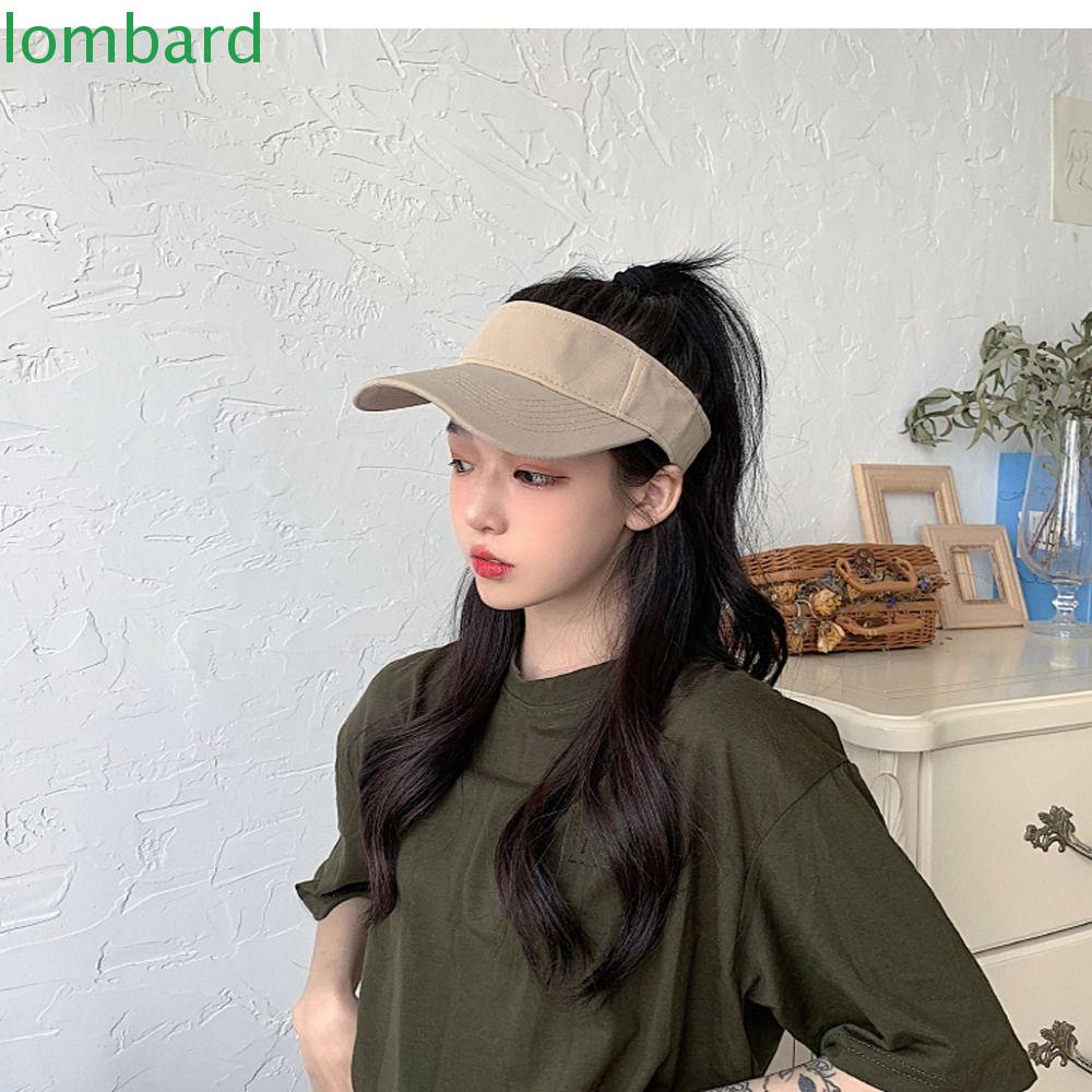 Nón Lưỡi Trai Nửa Đầu Che Nắng Hở Chóp Thanh Lịch Có Thể Điều Chỉnh Cho Nữ