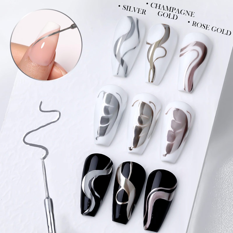 Gel Sơn Móng Tay Màu Ánh Kim Lấp Lánh Lilycute