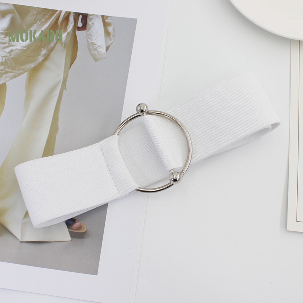 Thắt Lưng Co Giãn Chống Trượt Màu Sắc Xinh Xắn Cho Nữ