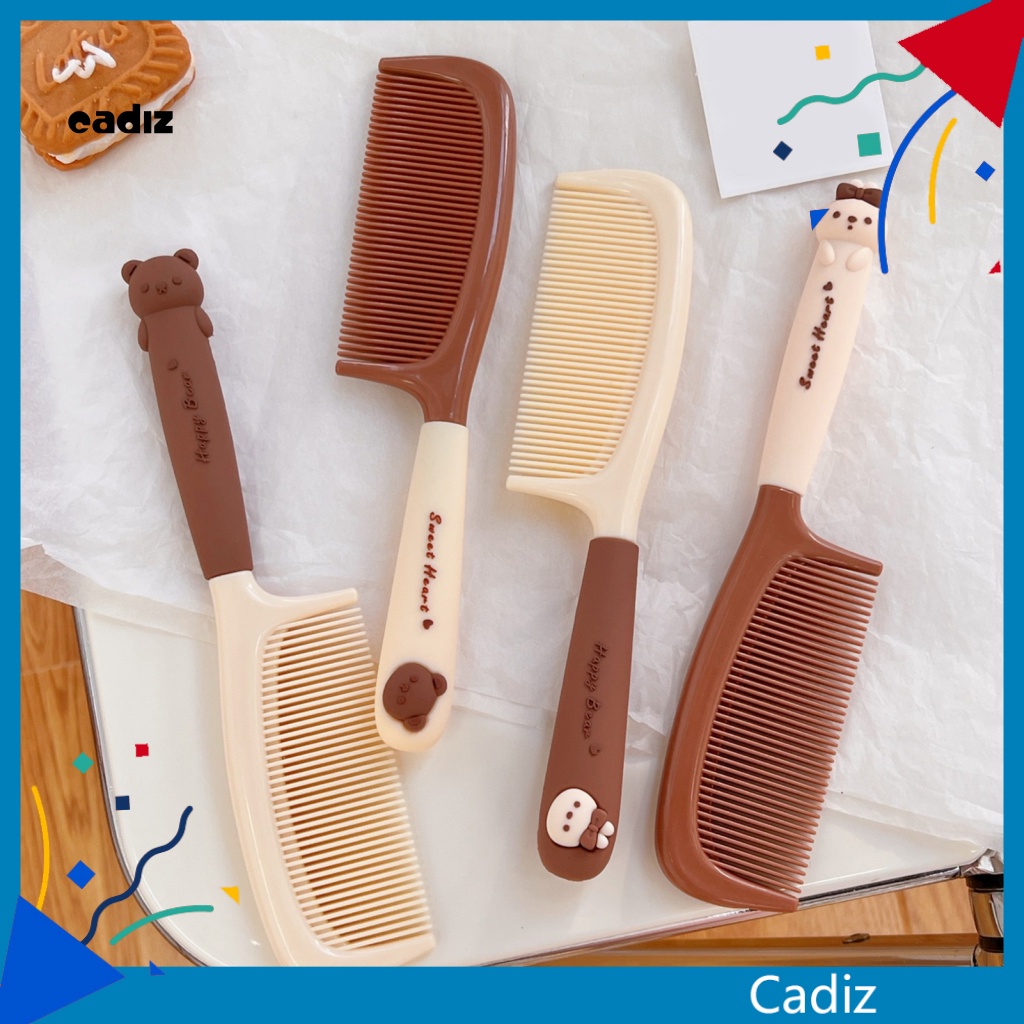 Lược Chải Tóc Răng Lược Nhỏ Bằng Nhựa Resin In Hình Thỏ Hoạt Hình Đáng Yêu Chuyên Nghiệp Cho Học Sinh