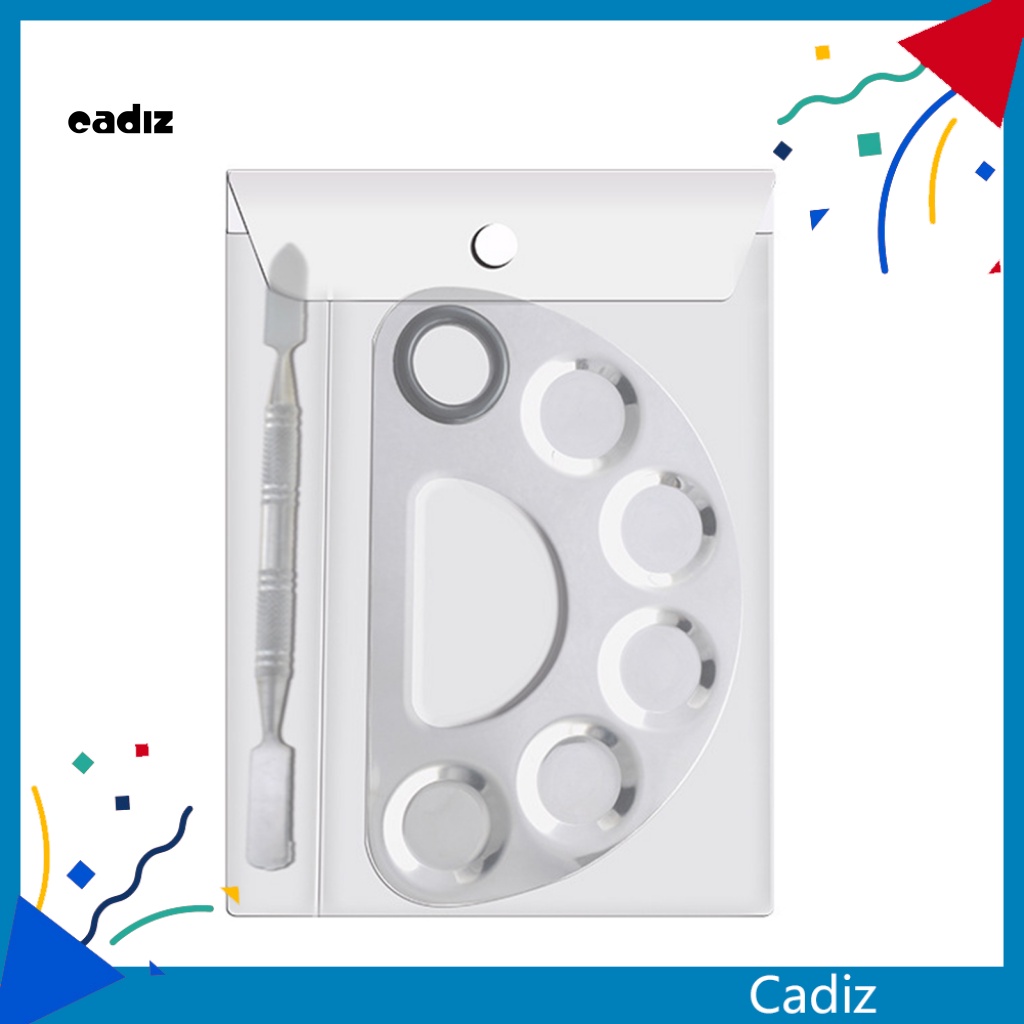 Bảng Trộn Màu Trang Điểm Bằng Thép Không Gỉ Nhiều Hình Dạng Đa Năng