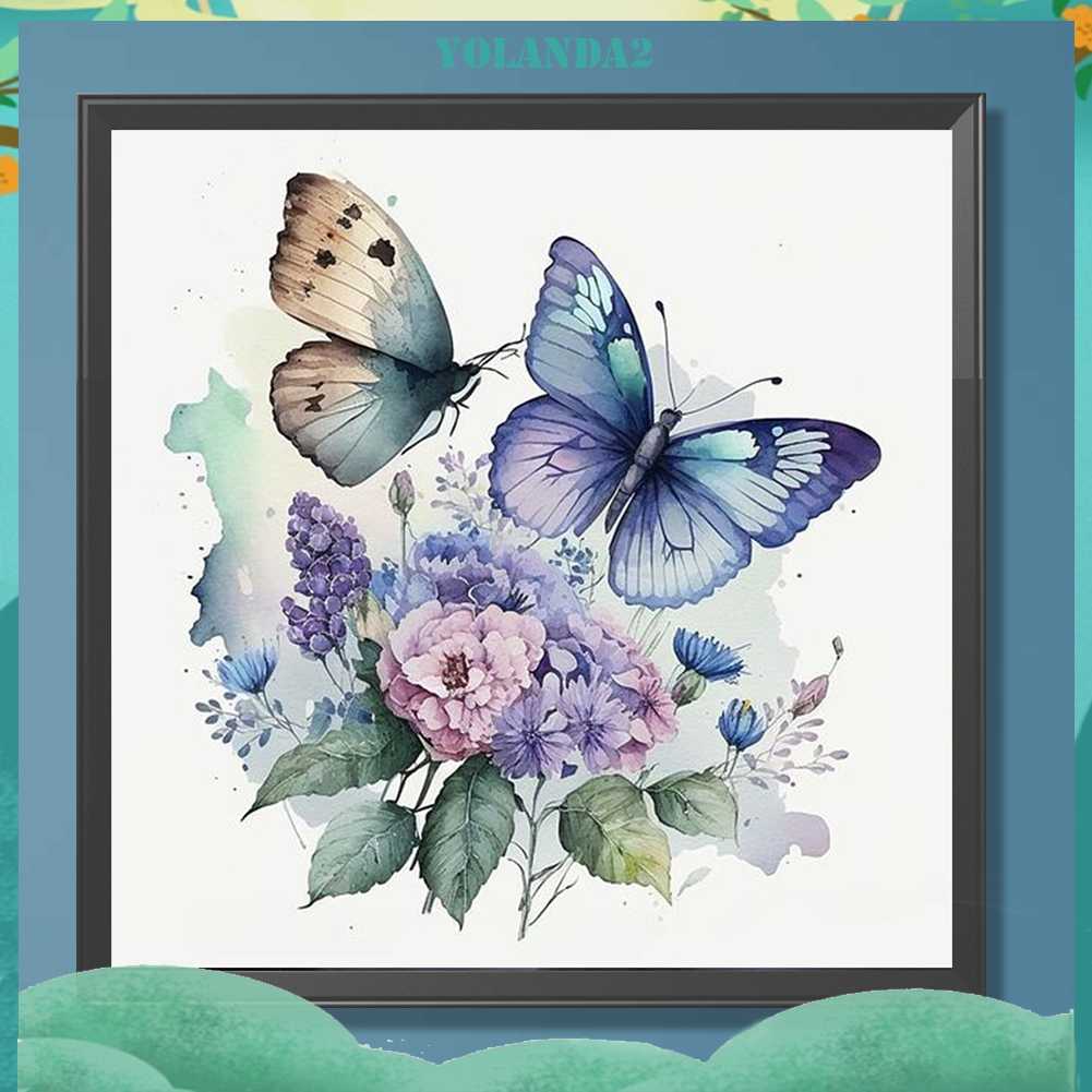 Tranh Đính Đá Kim Cương Toàn Bộ 5D DIY Hình Vẽ Hoa Trang Trí Nhà Cửa