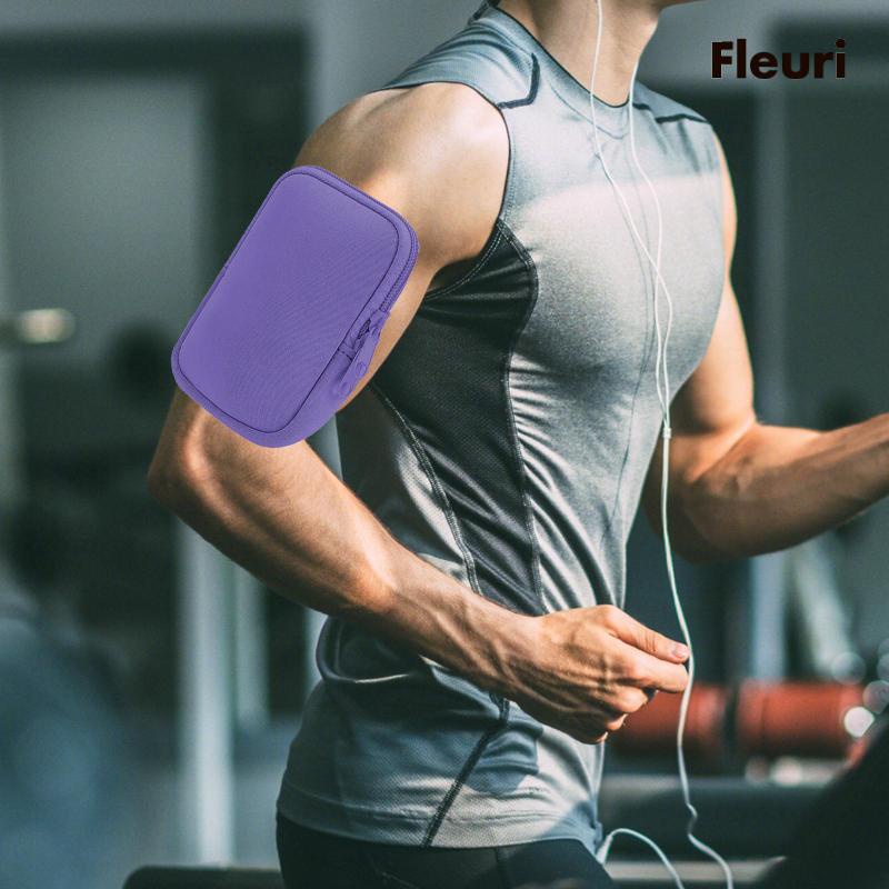 Túi Đựng Bình Nước / Điện Thoại Đeo Cánh Tay Bằng Cao Su Tổng Hợp Chống Thấm Nước