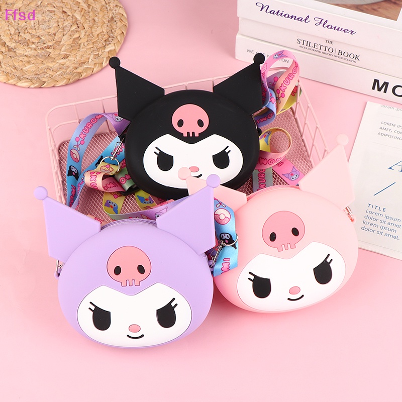 Túi Đeo Chéo Mini Bằng Silicone Chống Thấm Nước Họa Tiết Hoạt Hình Cho Bé