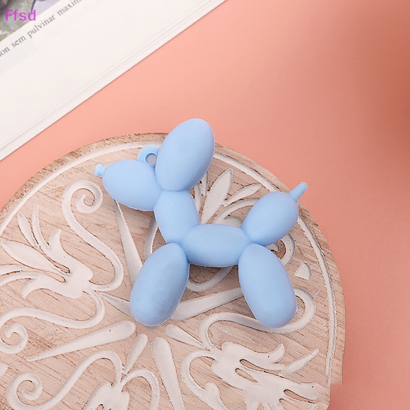 {Ffsd} Móc Khóa Điện Thoại / Chìa Khóa Hình Chú Chó Và Bong Bóng Dễ Thương Thời Trang