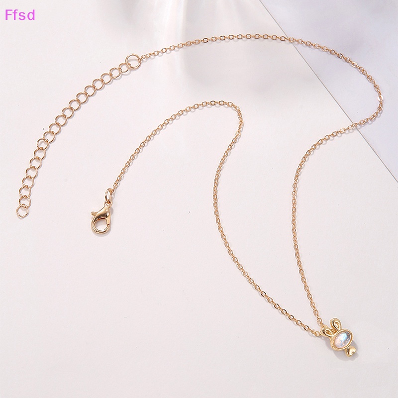 {Ffsd} Vòng Cổ Tua Rua Một Lớp Đơn Giản Hình Thỏ Vàng Thời Trang Âu Mỹ Cá Tính Dành Cho Nữ Làm Quà Tặng * Bán Chạy