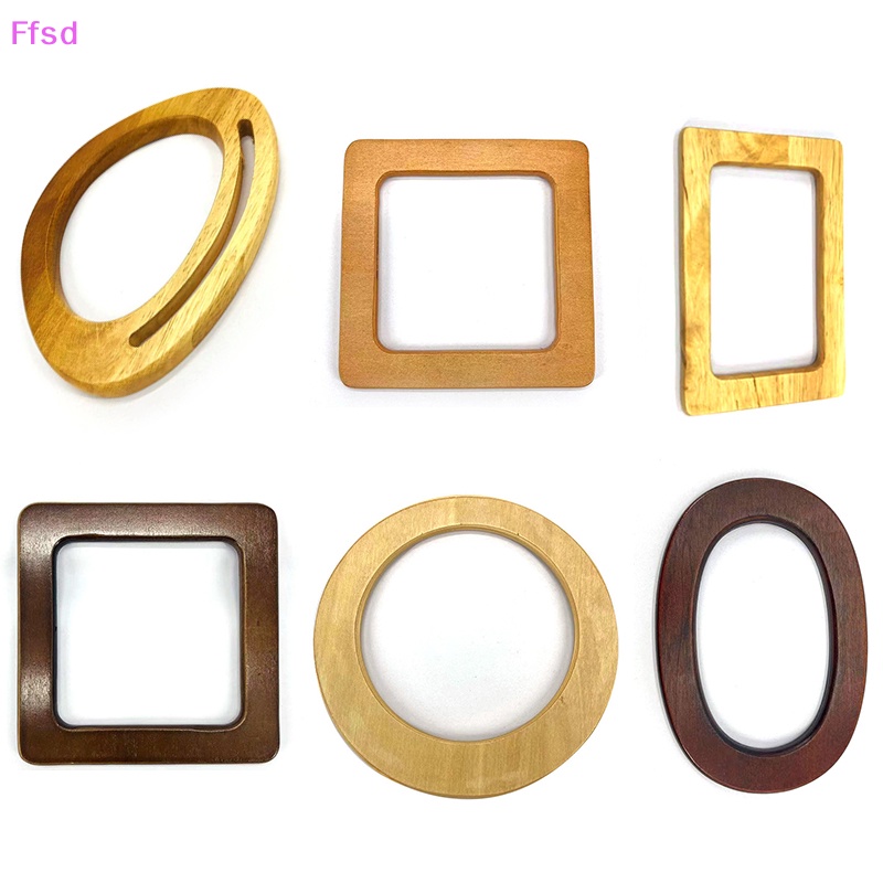 {Ffsd} Túi Xách Đeo Vai Hình Vuông Bằng Gỗ Màu Trơn Trang Trí Thủ Công Phụ Kiện Thay Thế Dành Cho Nữ * Bán Chạy