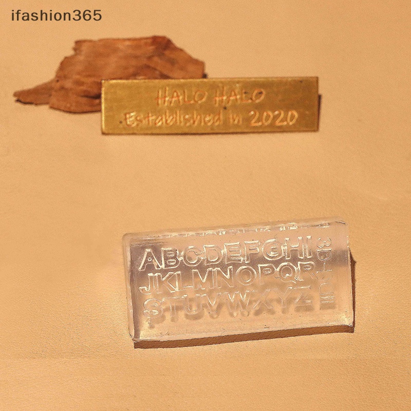 1 Khuôn Silicon Tạo Hình Chữ Cái 3D Trang Trí Móng Tay DIY Thời Trang ifashion365
