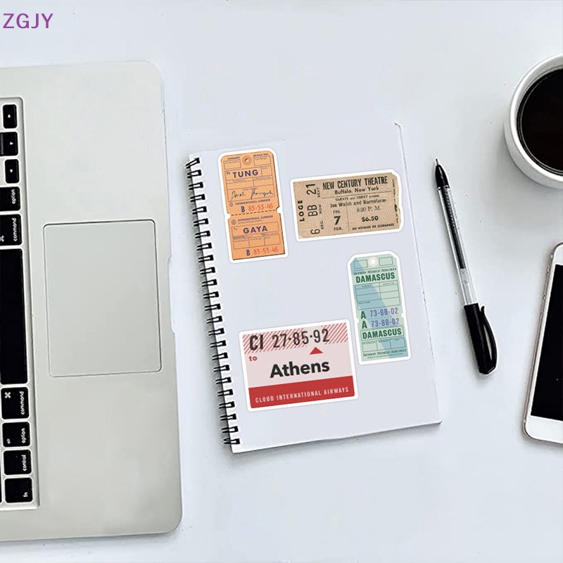 Set 40 Nhãn Dán Trang Trí Va Li Du Lịch Họa Tiết Graffiti Mới