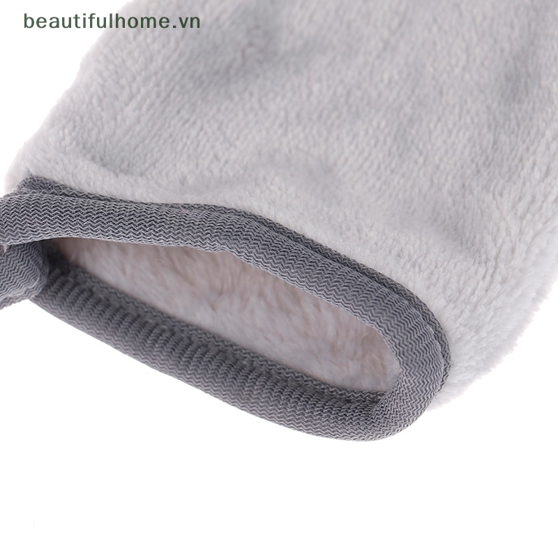 Găng Tay Tẩy Trang Làm Sạch Sâu Bằng Sợi Microfiber Mềm Mại Tái Sử Dụng Được