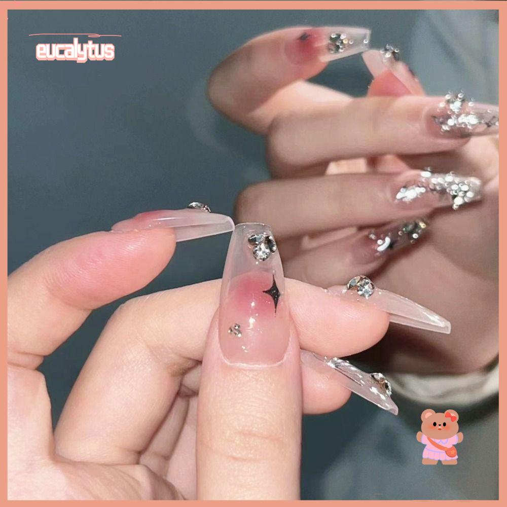 Móng Tay Giả DIY Che Phủ Toàn Diện Họa Tiết Bướm