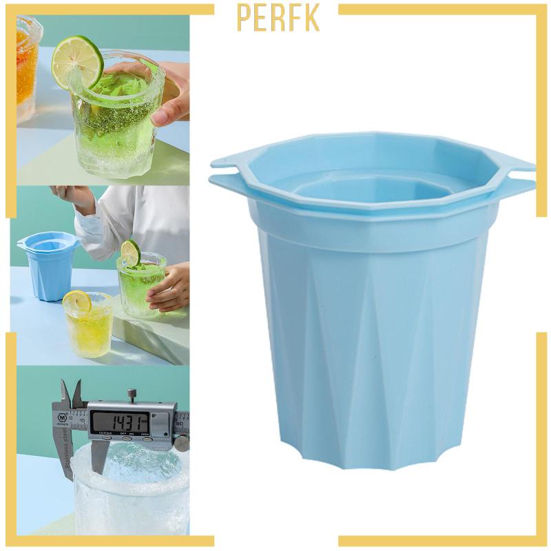 Khay Làm Đá Bằng Silicone Hình Trụ Tiện Dụng Mang Theo Du Lịch Cắm Trại