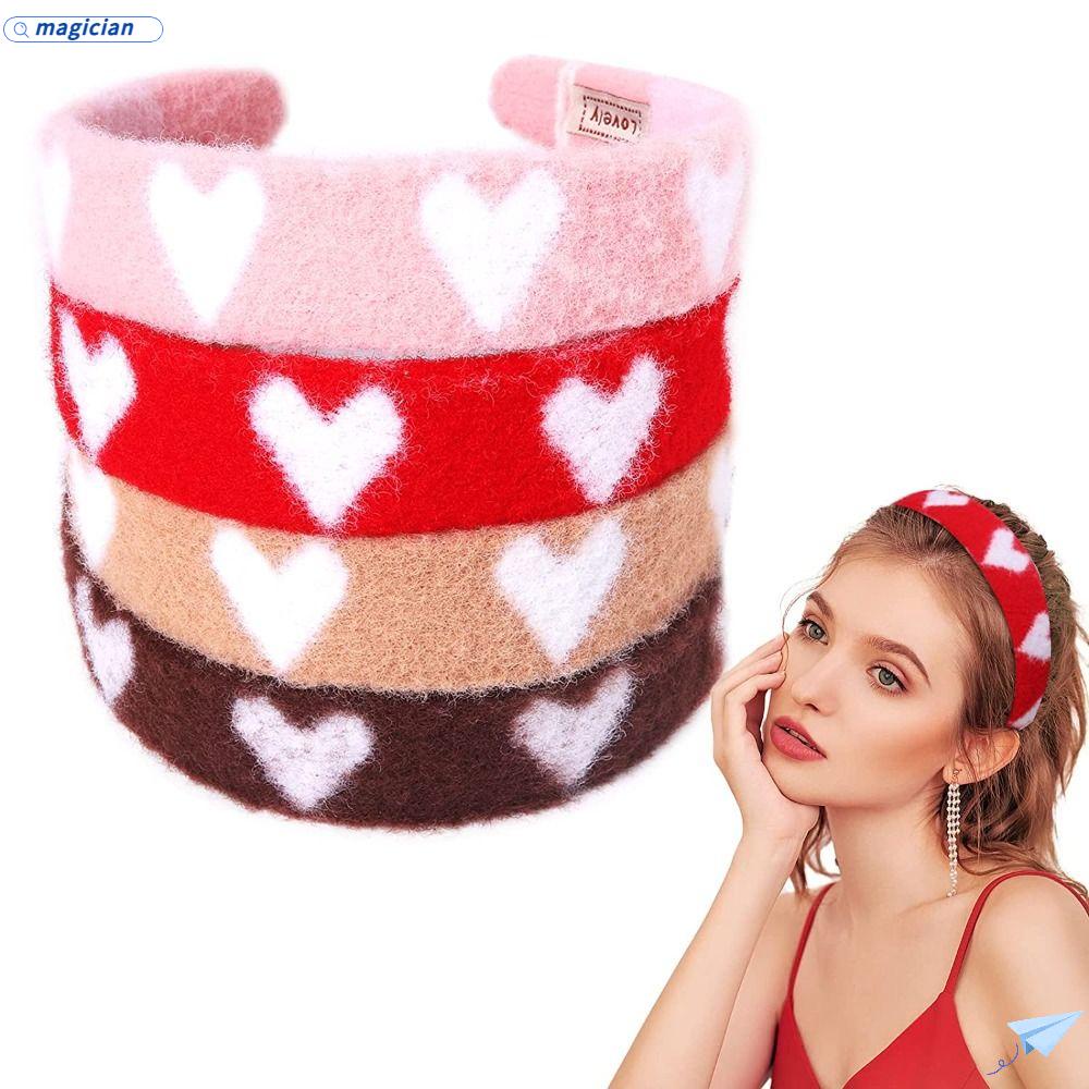 MAG Băng Đô Cài Tóc Hình Trái Tim Dành Cho Nữ Rửa Mặt / Spa