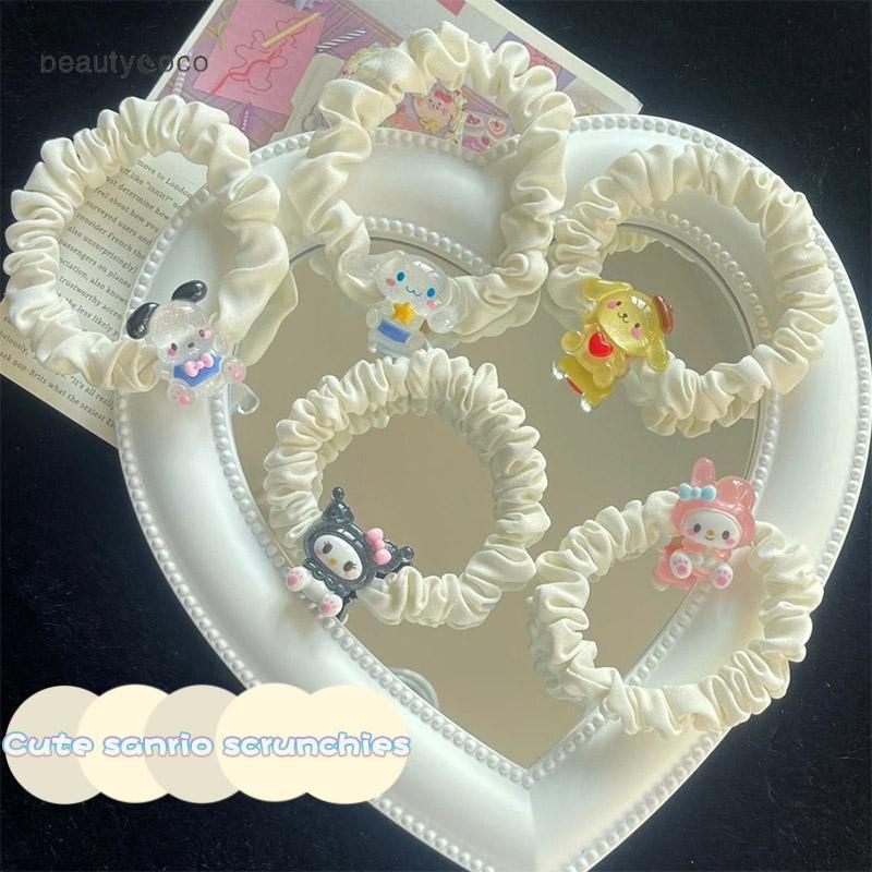 beautycoco🍊Dây Buộc Tóc Trong Suốt Họa Tiết Melody Kulomi Dễ Thương Dành Cho Nữ