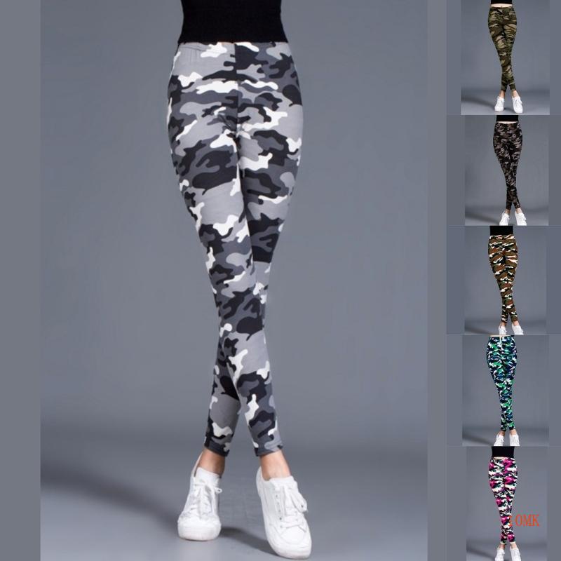 Quần Legging Thể Thao Lưng Vừa In Họa Tiết Graffiti Phong Cách Vintage