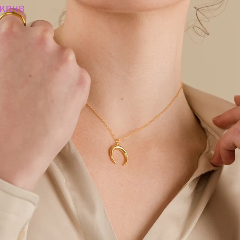 Vòng cổ Mặt Hình Mặt Trăng Phong Cách Boho Thời Trang Dành Cho Nữ Mới