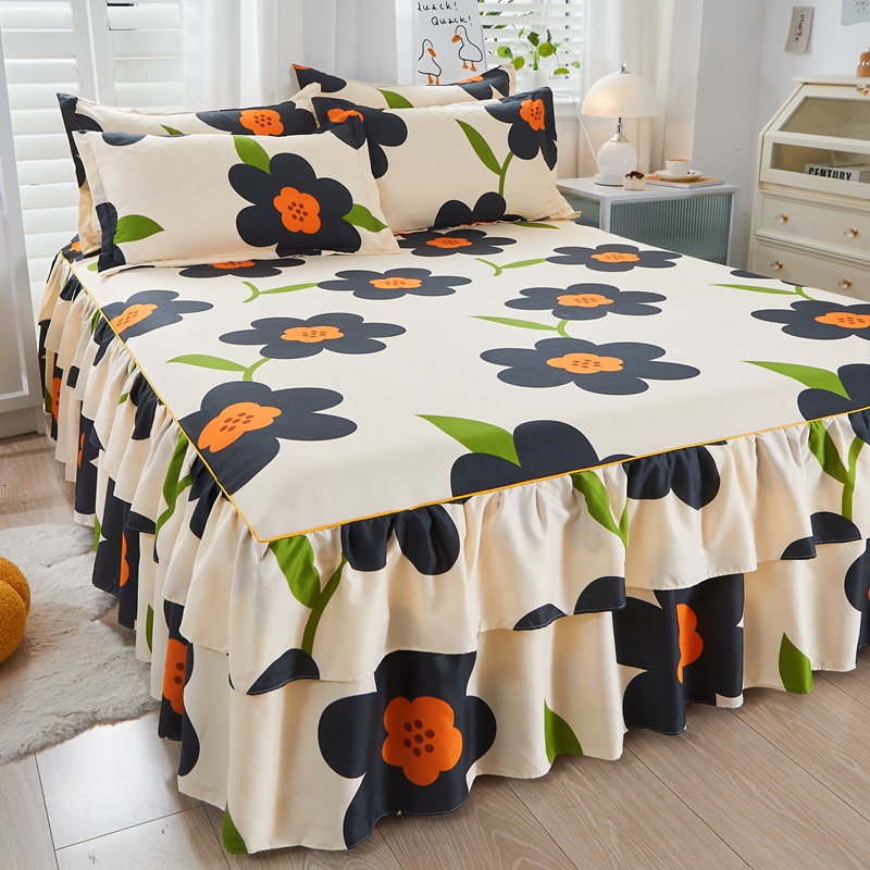 Ga Trải Giường Chống Trượt Thiết Kế Đơn Giản 3.5 ft. / 4 ft. / 5 ft. / 6ft