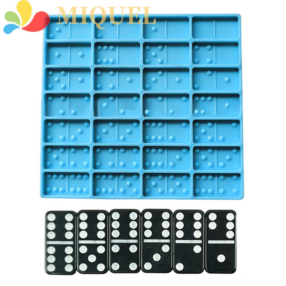 Khuôn Làm Bánh / Sô Cô La / Trang Trí Hình Quân Cờ Domino Bằng Epoxy DIY
