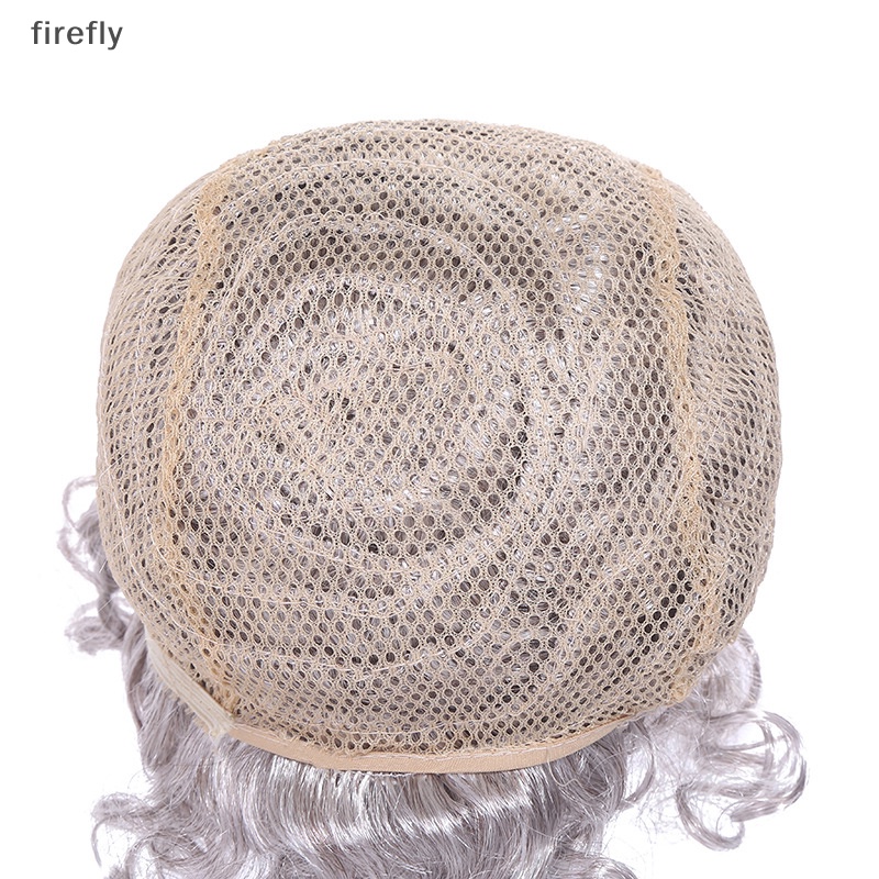 Bộ Tóc Giả Màu Trắng Dùng Biểu Diễn Sân Khấu Dành Cho Người Lớn Tuổi Và Bà