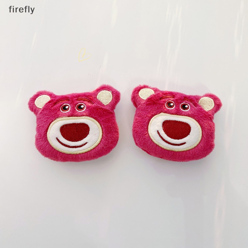 Ghim Cài Áo Hình Gấu / Thỏ / Dâu Tây Nhồi Bông Dễ Thương