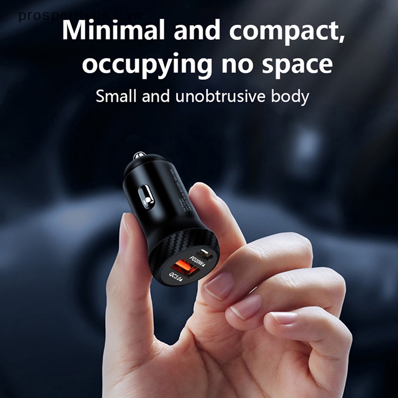 Củ Sạc Nhanh USB 20W PD Type-C QC 3.0 Chống Nước Chuyên Nghiệp 1 [VN] Cho Hầu Hết Các Mẫu Xe Hơi