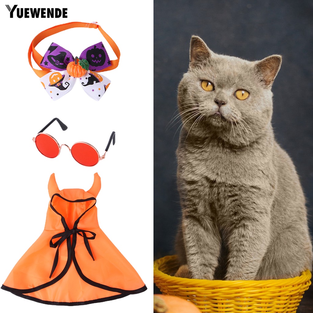 1 Bộ Áo Choàng Polyester Không Gây Kích Ứng Màu Sắc Tươi Sáng Kèm Kính Bảo Hộ Cho Thú Cưng