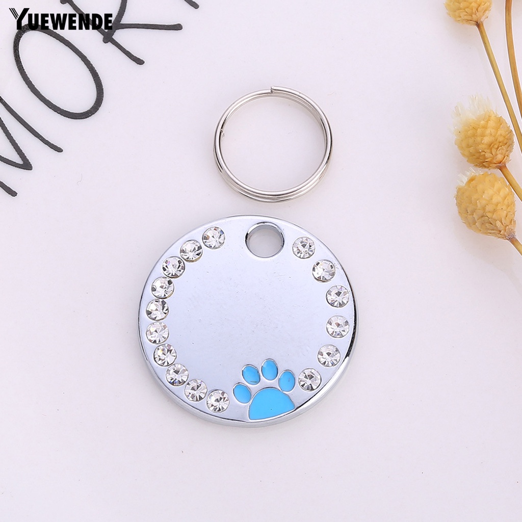 Thẻ ID Mini Bằng Kim Loại Chống Gỉ Trang Trí Cho Thú Cưng