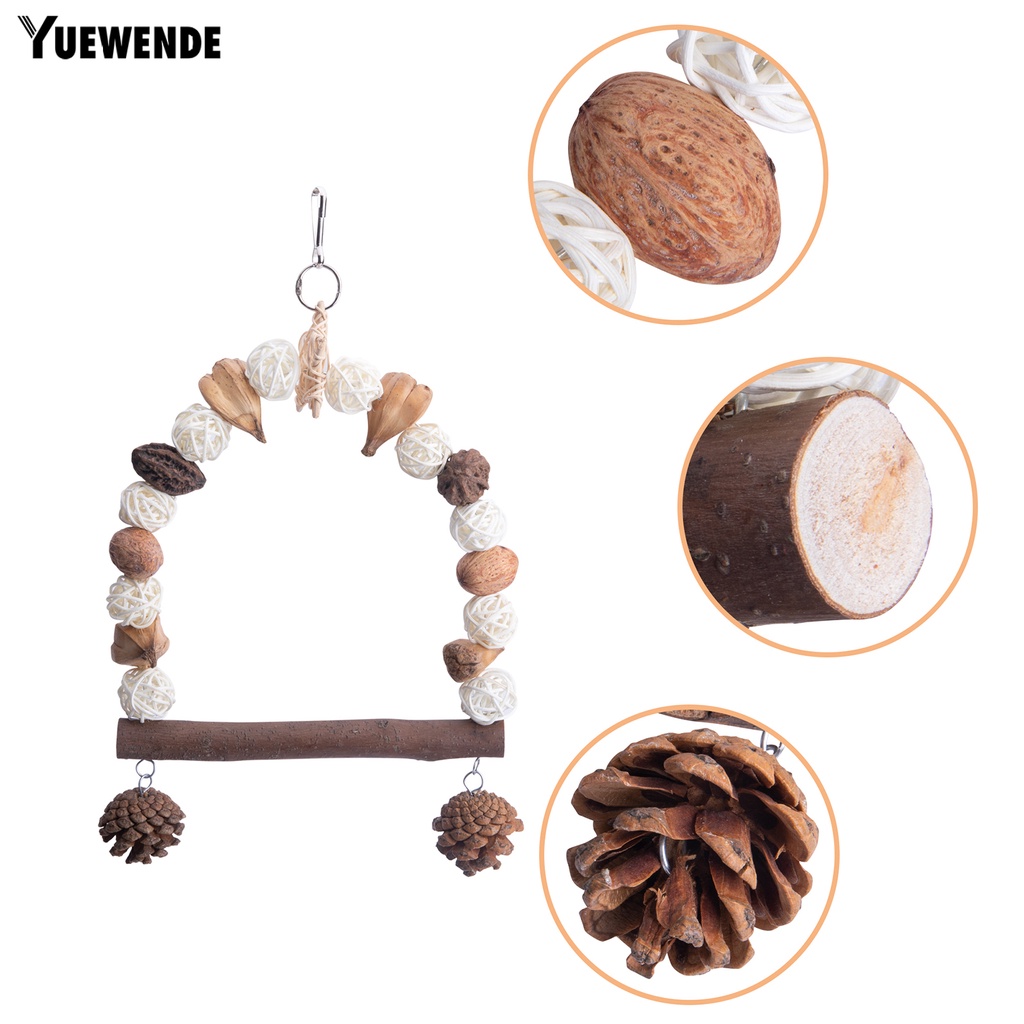 Đồ Chơi Treo Quả Thông Dành Cho Chim Vẹt