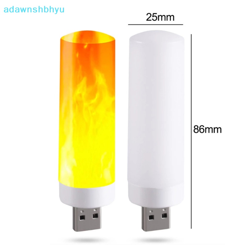 Đèn LED USB Mini Hình Ngọn Lửa Cho Máy Tính