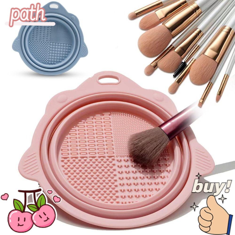 Dụng Cụ Vệ Sinh Cọ Trang Điểm Bằng Silicone Tiện Dụng