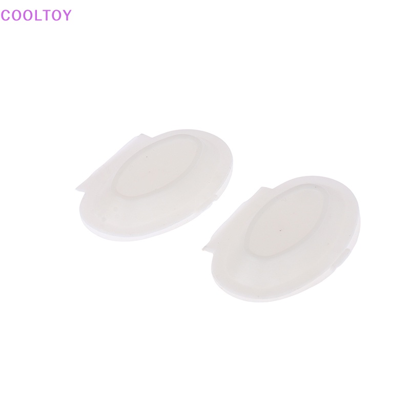 Cooltoy Set 2 Hộp Cơm Trưa Mini Hình Oval Màu Trắng Dùng Một Lần Trang Trí Tiểu Cảnh / Nhà Búp Bê 1: 12