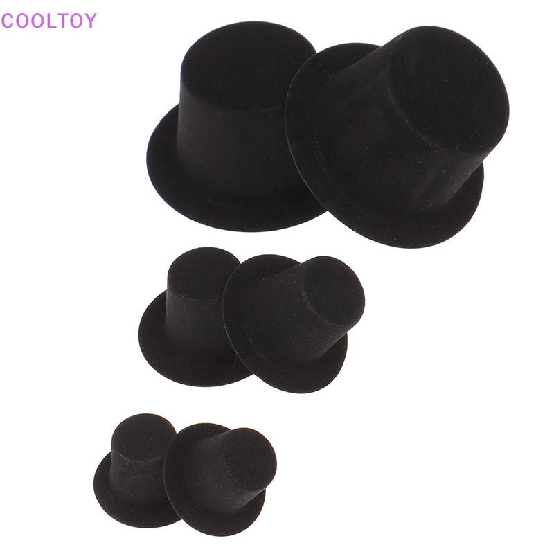 Cooltoy Set 10 Nón Đen Thu Nhỏ 1: 12 Trang Trí Nhà Búp Bê DIY