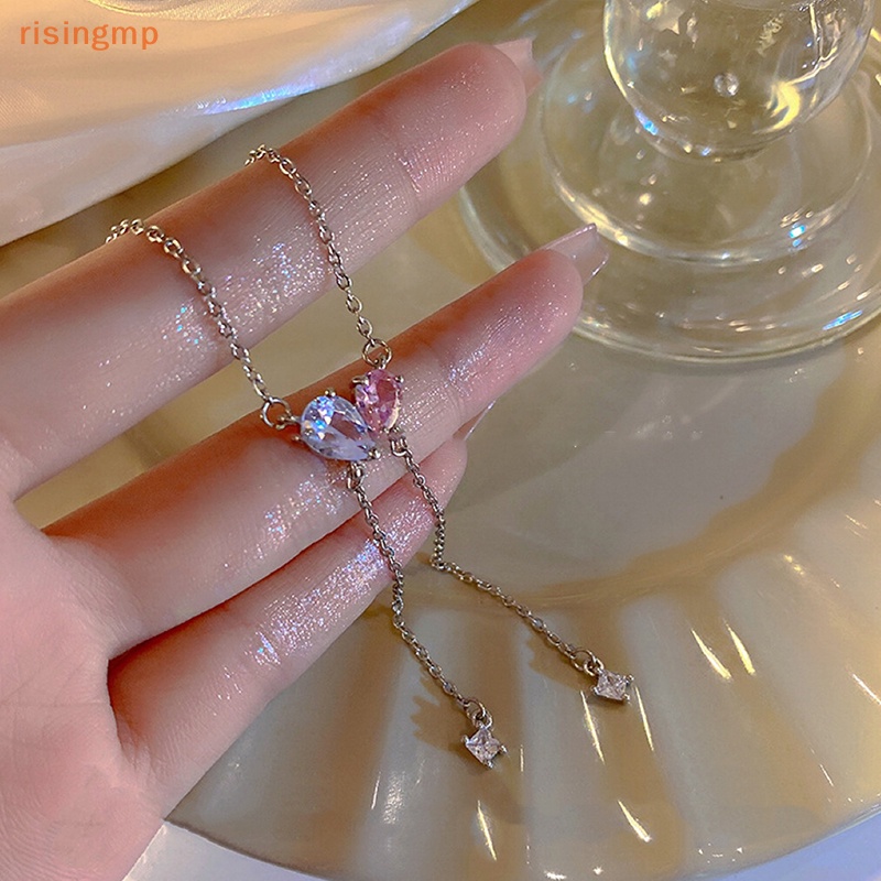 Vòng cổ Mặt Hình Trái Tim Đính Đá Zircon Thời Trang Cho Nữ
