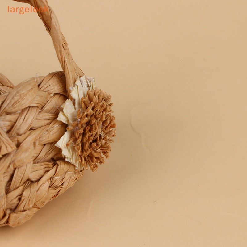 Giỏ Xách Đan Lát Thủ Công Mini Tỷ Lệ 1 / 6 Độc Đáo Trang Trí Nhà Búp Bê