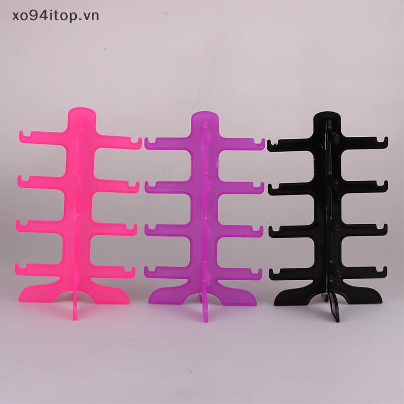 Xoitop Giá Đỡ Trưng Bày Mắt Kính 4 Tầng Bằng Nhựa Trong Suốt Sáng Tạo Và Thiết Thực