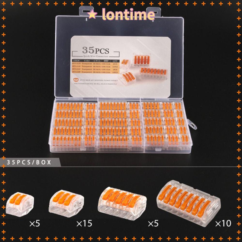 Set 35 Đầu Nối Dây Điện Trong Suốt Nhỏ Gọn 212-213 - 215-218