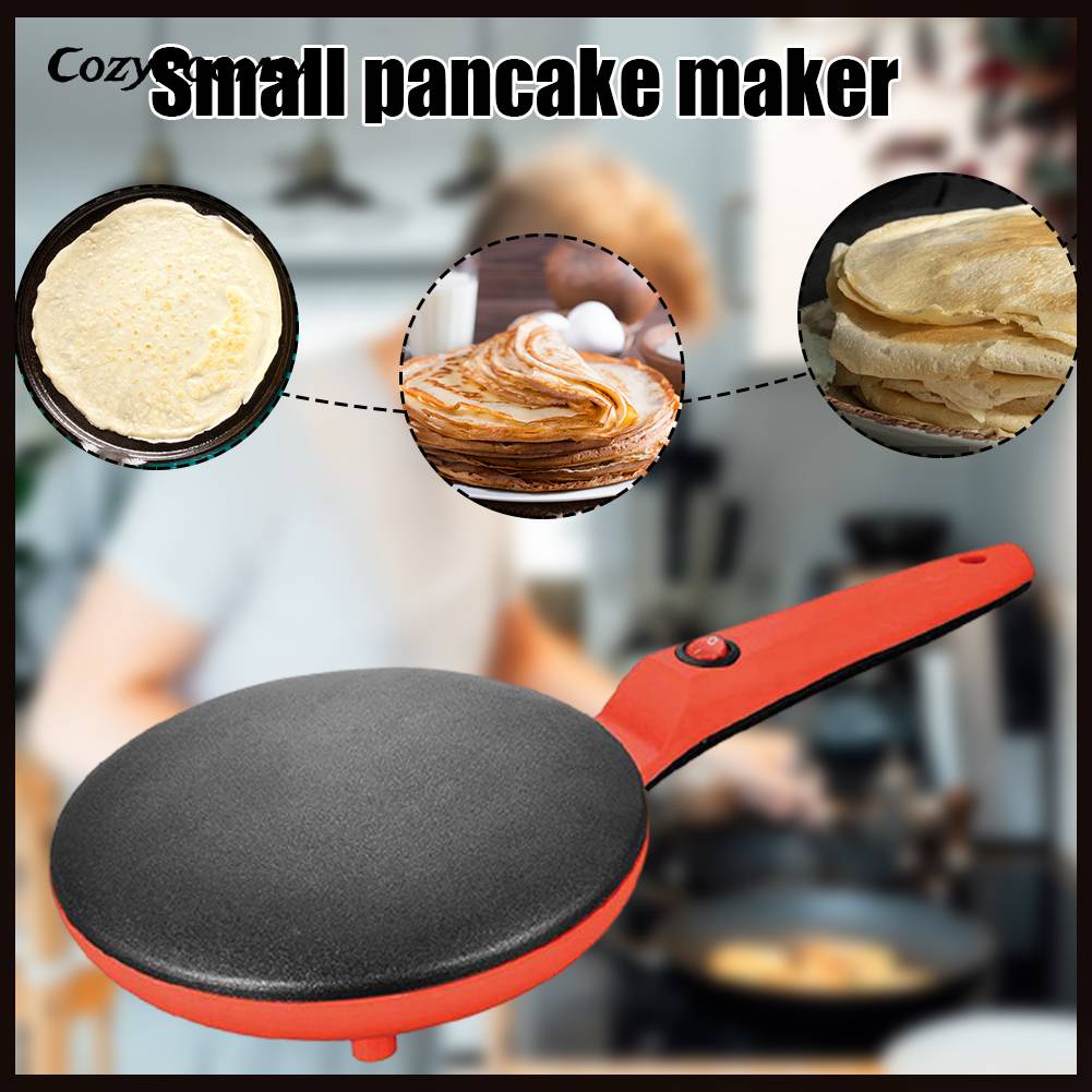 Máy Làm Bánh Crepe Bằng Điện Có Tay Cầm Thoải Mái Tiện Dụng Cho Nhà Bếp