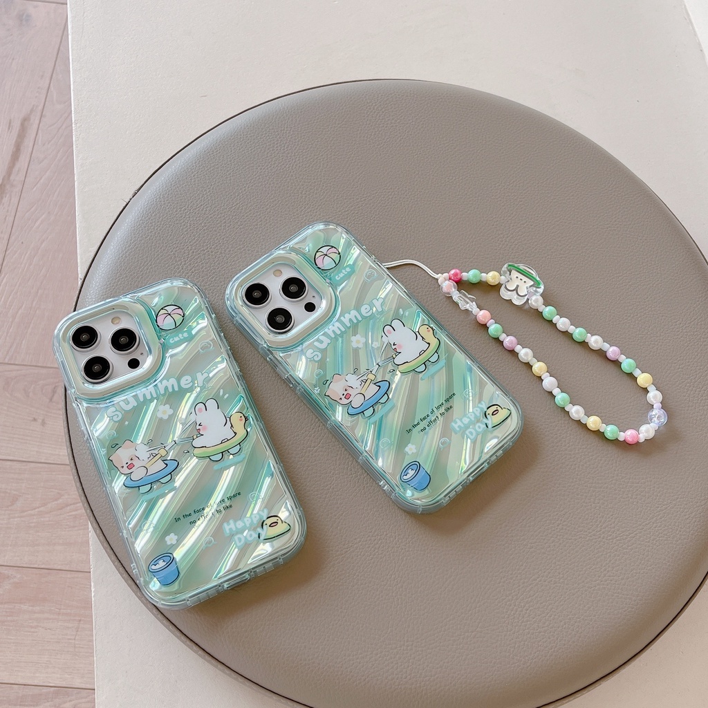 Ốp Điện Thoại TPU Mềm Trong Suốt Họa Tiết Hoạt Hình Cho iPhone 11 13 12 14 Pro Max