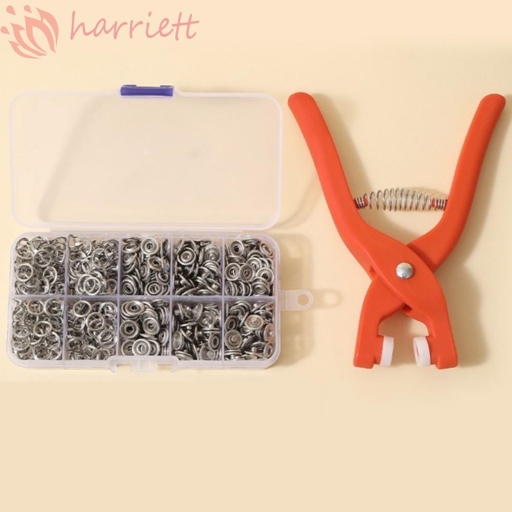 Bộ Phụ Kiện Nút Bấm Bằng Kim Loại Dùng May Vá Quần Áo / Túi Xách DIY