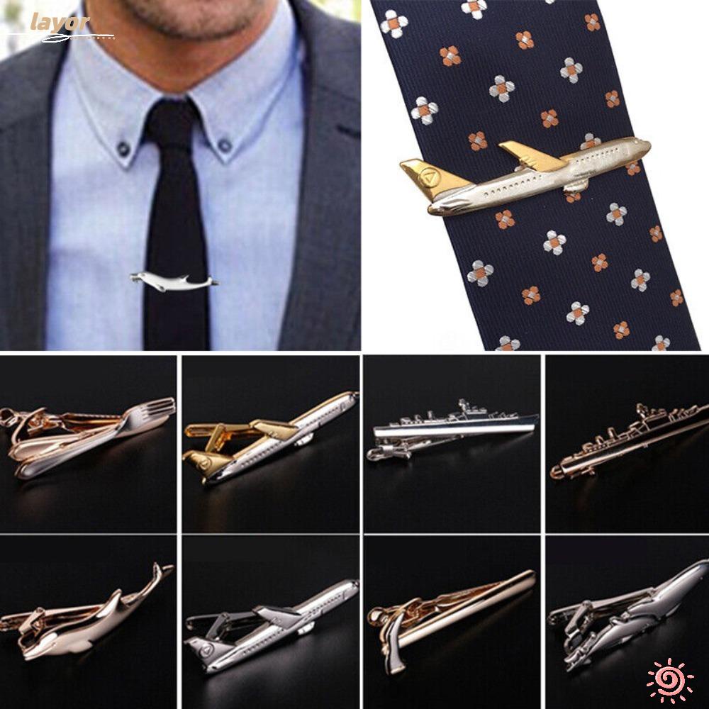Kẹp Cà Vạt Kim Loại Thời Trang Dự Tiệc Cưới Cho Nam