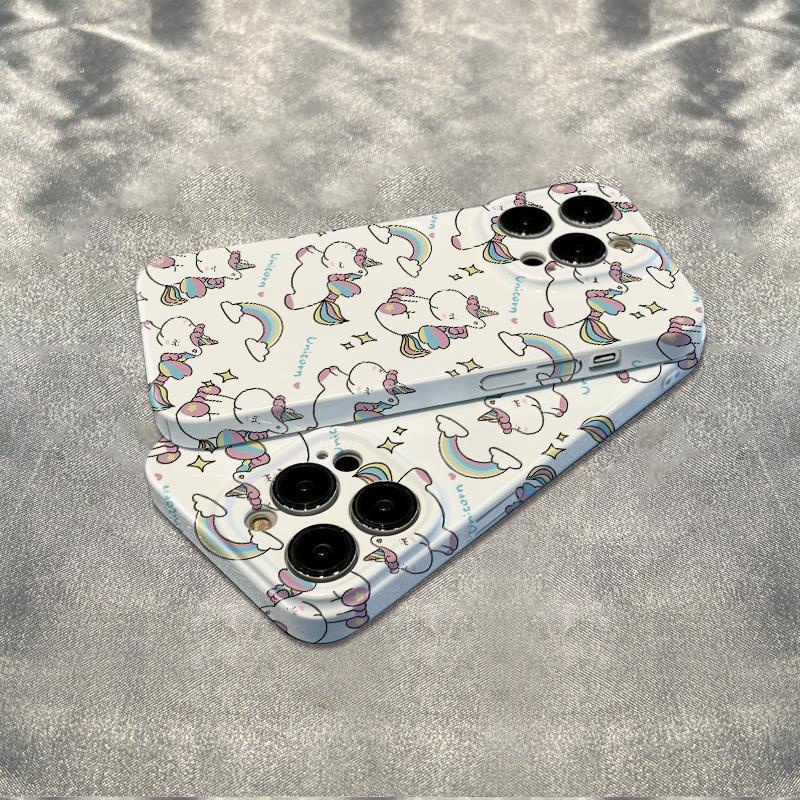 Ốp Điện Thoại Dẻo Họa Tiết Hoạt Hình Ngựa Pony Dễ Thương Chống Sốc Cho iPhone12 13max 6Splus 78 11 AIJR 14pro