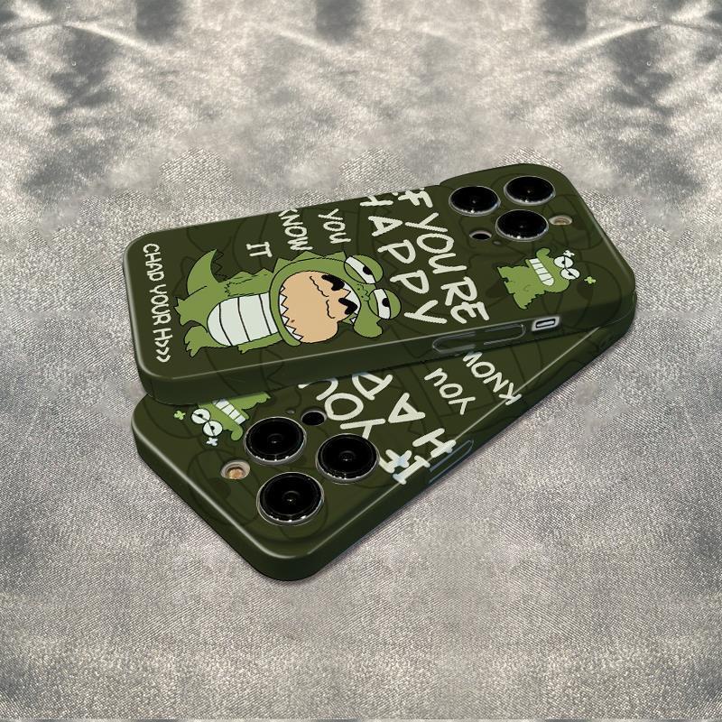 Ốp Điện Thoại Dẻo Họa Tiết Hoạt Hình Shin-Chan Dễ Thương Chống Sốc Cho Iphone max 786In plus 14pro 11 13iPhone12 2Z9G