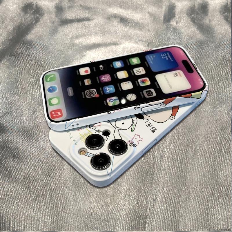 Ốp Điện Thoại Mềm Chống Sốc In Hình Shin-Chan Cho Iphone 6In Plus 11 max 13 14 Pro 78 12 S9AA