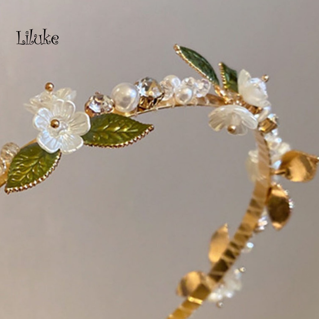 Băng Đô Cài Tóc Nữ Đính Đá Lấp Lánh Thời Trang