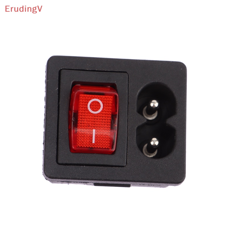 Phích Cắm Cầu Chì Nguồn AC 250V Có Công Tắc