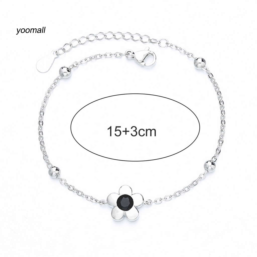 Vòng Đeo Tay Đính Đá Sáng Lấp Lánh Dễ Phối Đồ Dành Cho Nữ