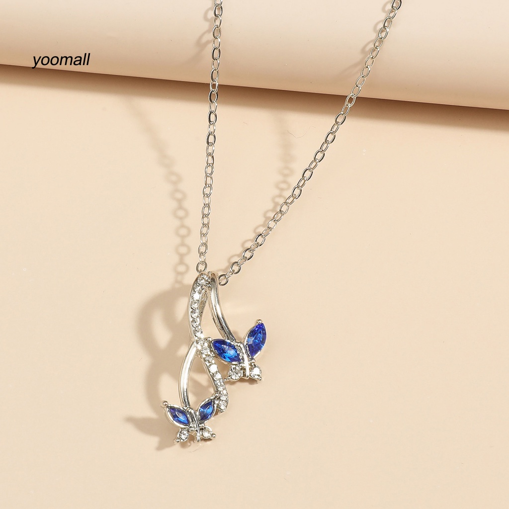 Vòng cổ Mặt Bướm Đính Đá Thời Trang